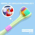 Cargar imagen en el visor de la galería, Cepillo de dientes de tres caras
