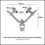 Cargar imagen en el visor de la galería, Polea angular de hierro
