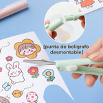 Cargar imagen en el visor de la galería, Mini tijeras plegables para bolígrafos Navaja para niños
