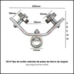 Cargar imagen en el visor de la galería, Polea angular de hierro
