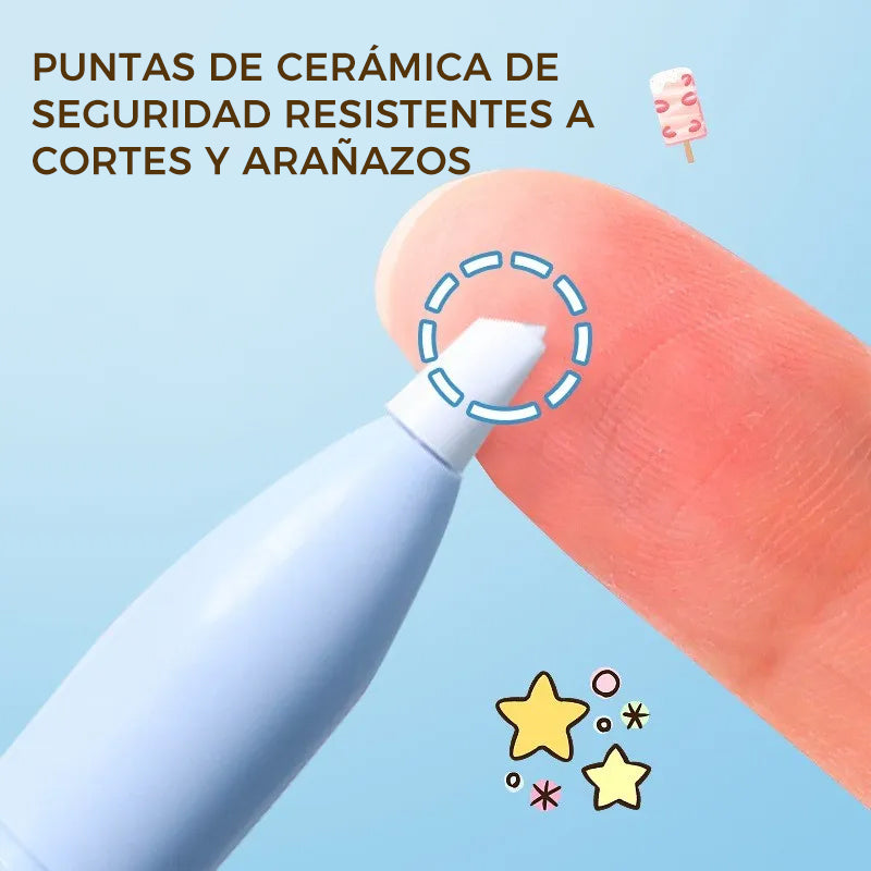 Mini tijeras plegables para bolígrafos Navaja para niños