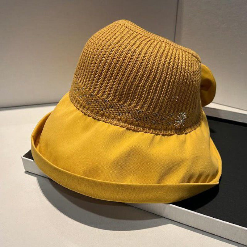 Sombrero para el sol de moda de verano con ala ancha