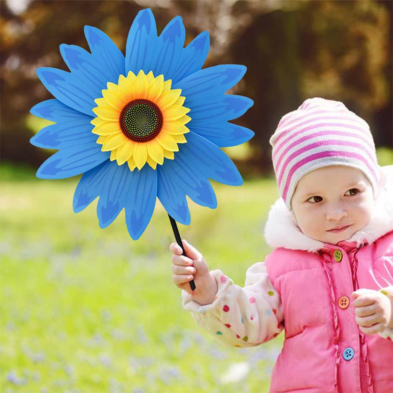 molino de viento de girasol