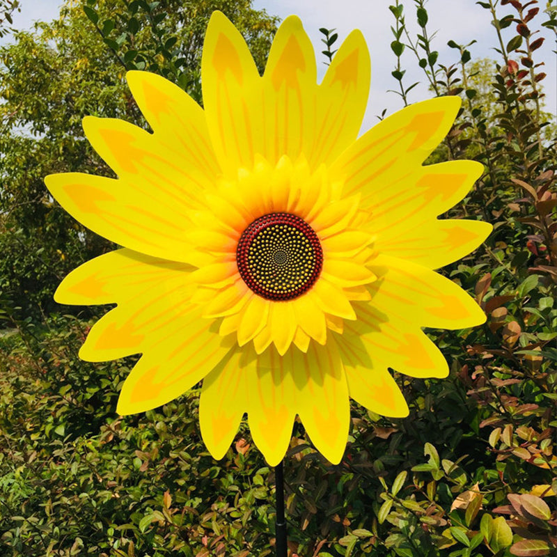 molino de viento de girasol