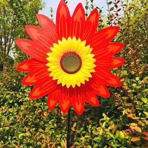 molino de viento de girasol