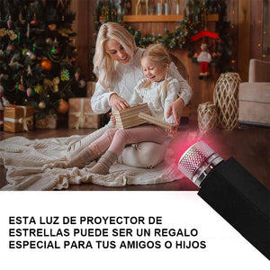 Luz de noche USB romántica para techo de coche y casa