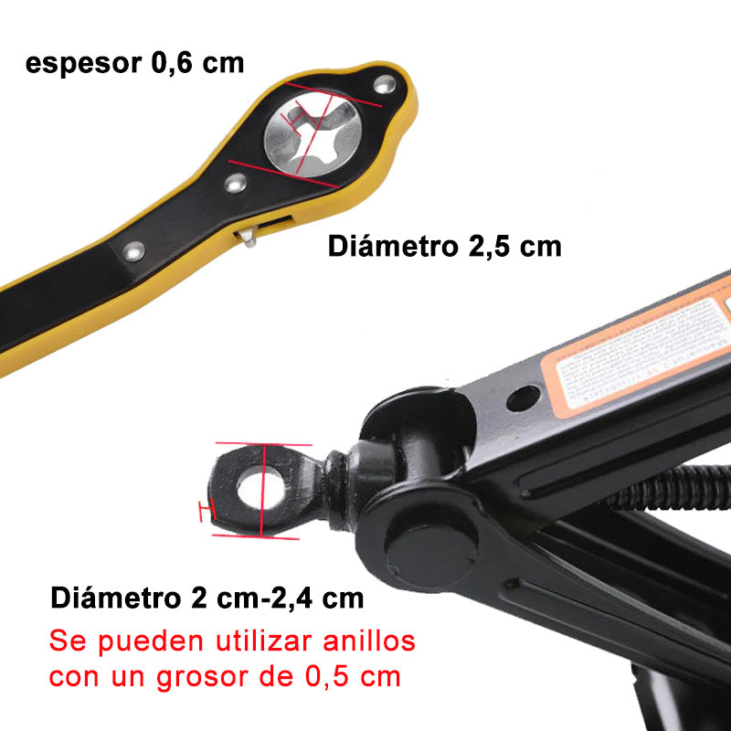 Llave de trinquete para ahorro de mano de obra de automóvil