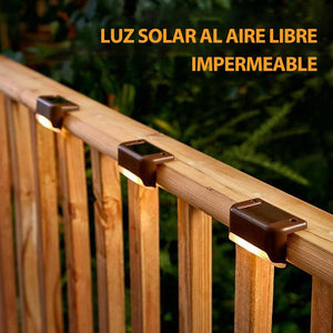 Innovadora luz solar empotrada para exteriores impermeable