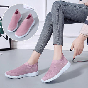 Zapatos redondos Flying knit sneakers