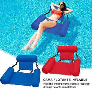 Natación flotante cama y sillón