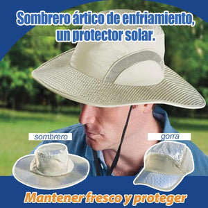 Sombrero de enfriamiento de protección solar