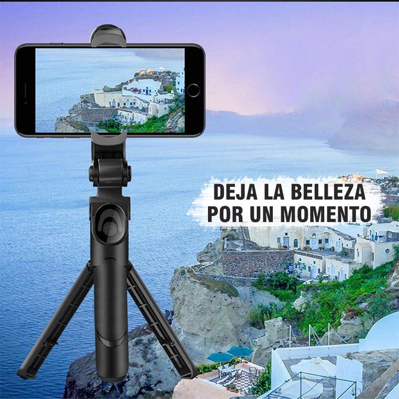 3 en 1 inalámbrico Bluetooth Selfie Stick