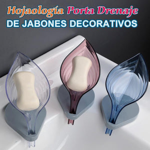 Hojaología Porta Drenaje de Jabones Decorativos