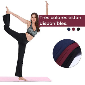 Pantalones de yoga ajustados a la moda con alta elasticidad