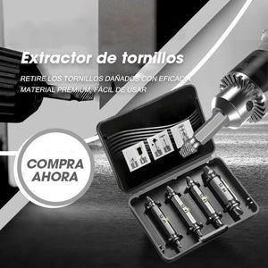 Extractor de tornillos (4 piezas / 5 piezas / 6 piezas)