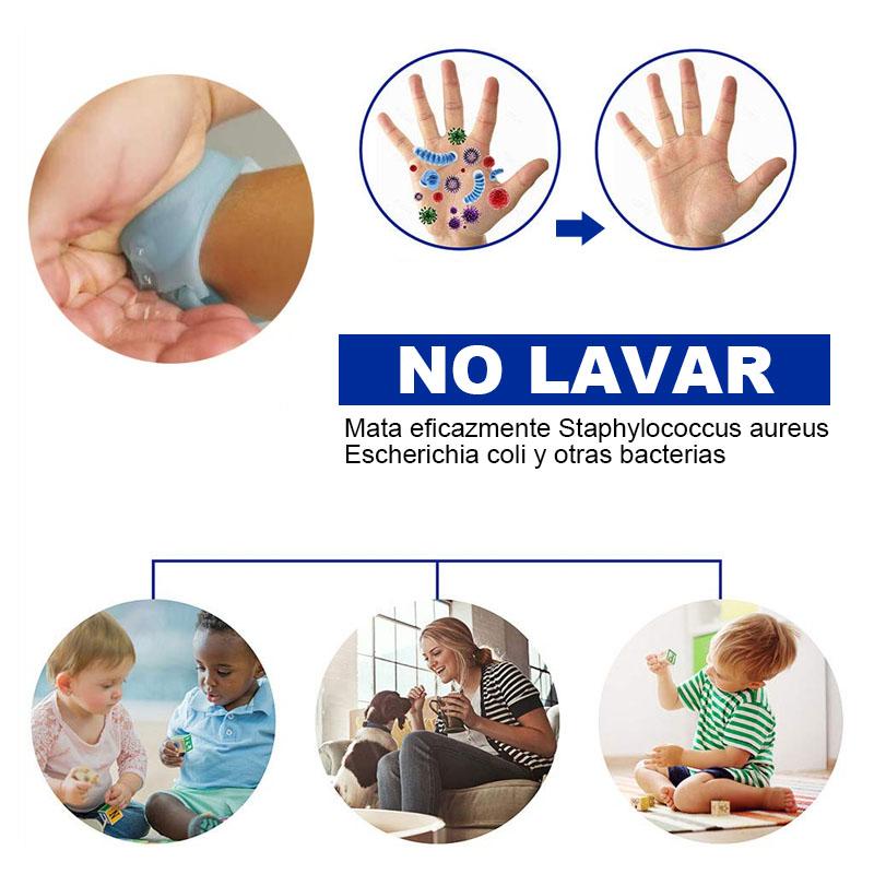 Dispensador de mano de pulsera