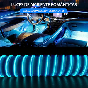 Luz ambiental LED 4 en 1 para automóviles