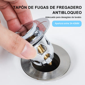 Tapón de desagüe universal para fregaderos