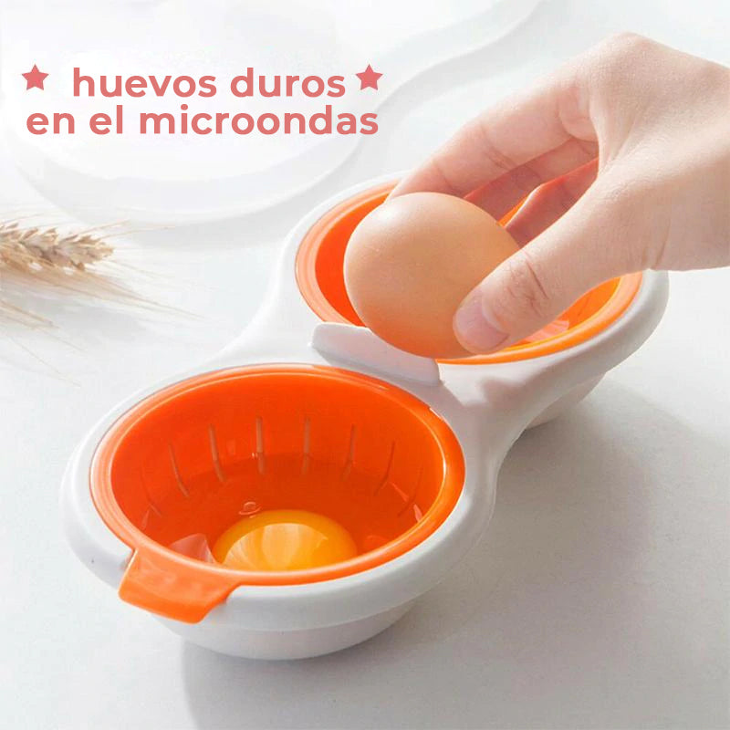 Escalfador de huevos portátil para microondas