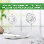 Cargar imagen en el visor de la galería, Mini ventiladores de cuello recargables
