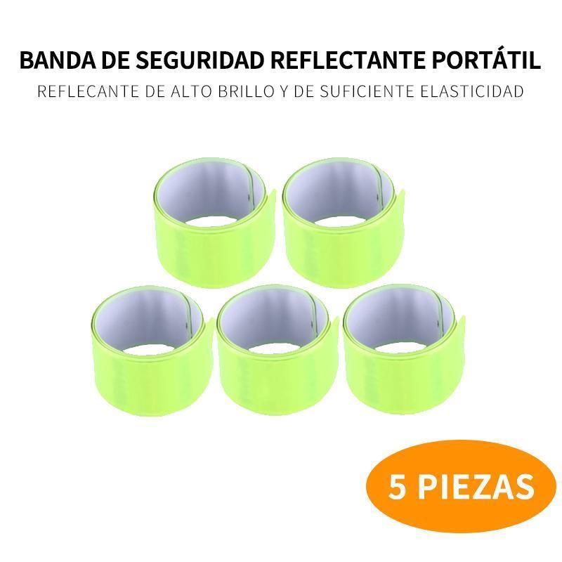 Banda de seguridad reflectante portátil