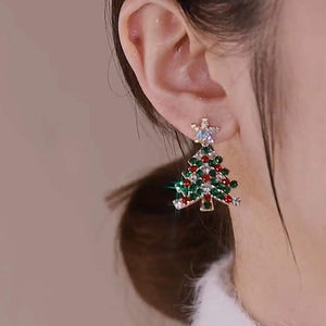 Aretes de Árbol de Navidad