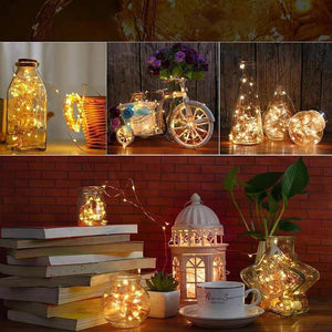 Botella LED luz corcho luz de noche DIY deco regalo