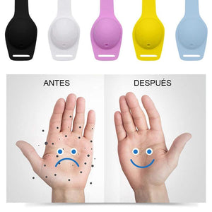 Dispensador de mano de pulsera