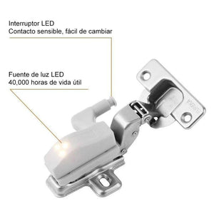 Luz LED del gabinete del sensor inteligente (10 PIEZAS)