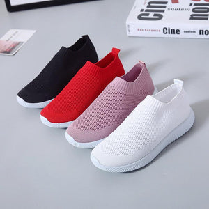 Zapatos redondos Flying knit sneakers