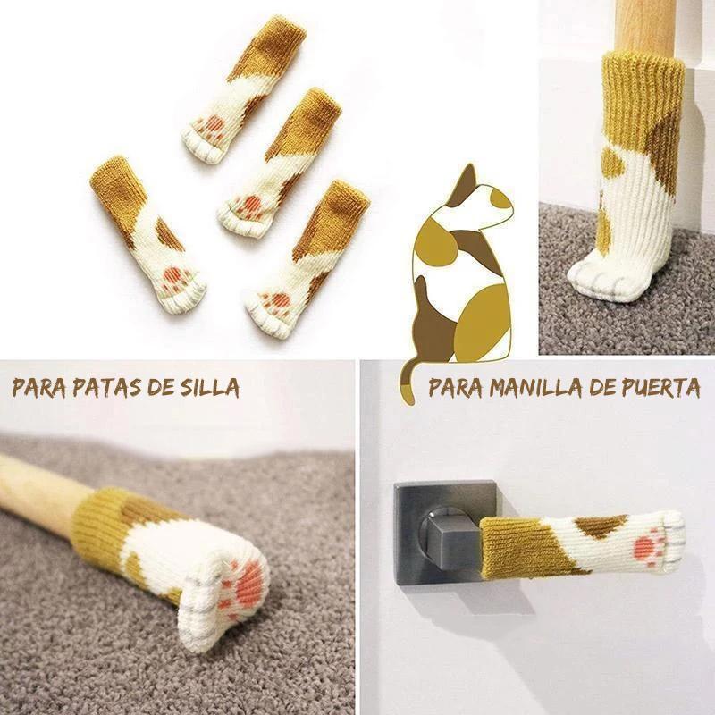 Calcetines de silla de forma de pata de gato