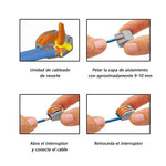 Cargar imagen en el visor de la galería, Bloque de terminales de conector de cable universal para cableado rápido (10 Piezas)
