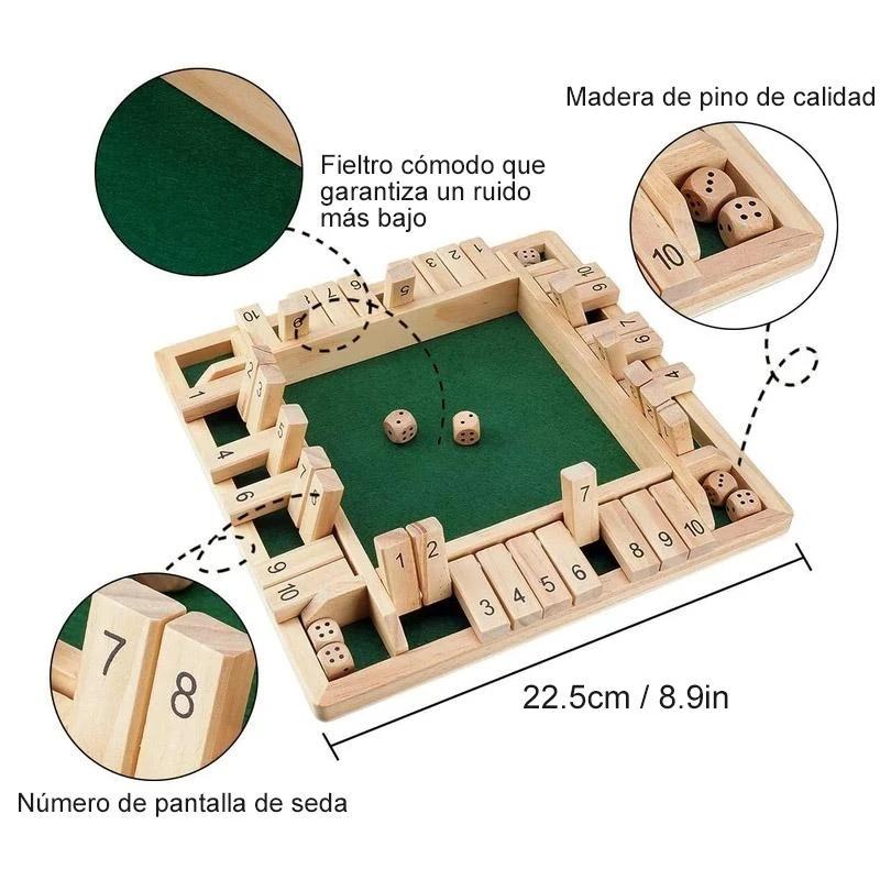 Juego de mesa de madera