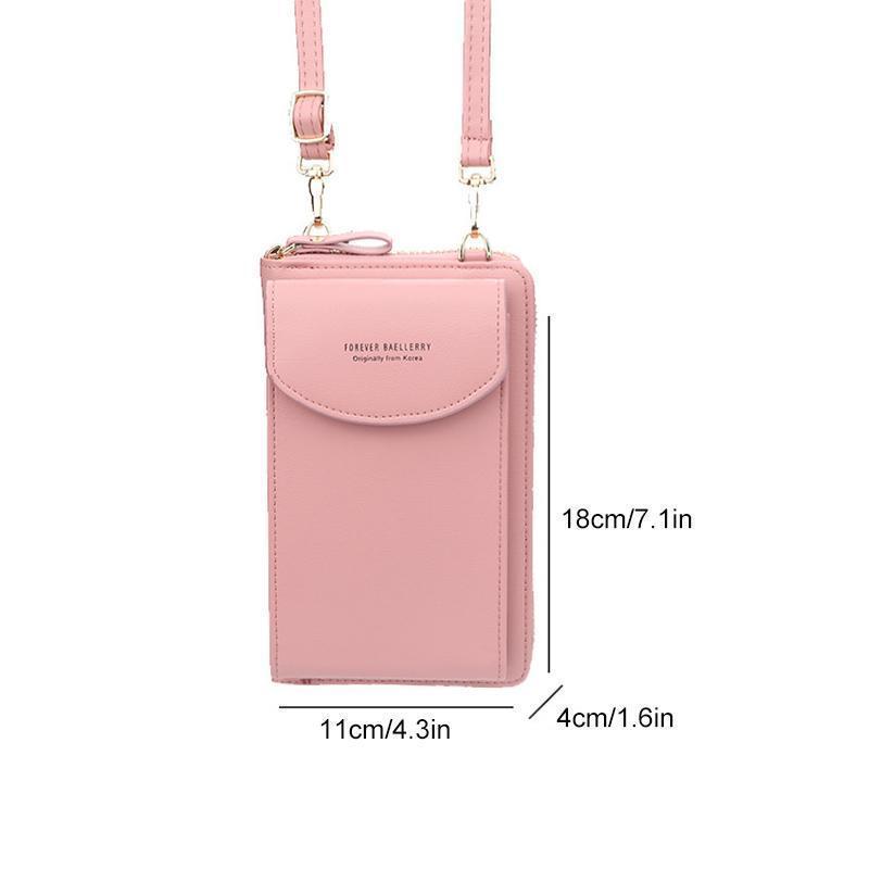 Bolso de hombro de teléfono multifuncional para mujer