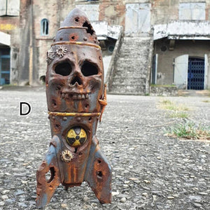 Adorno de bomba de calavera de resina