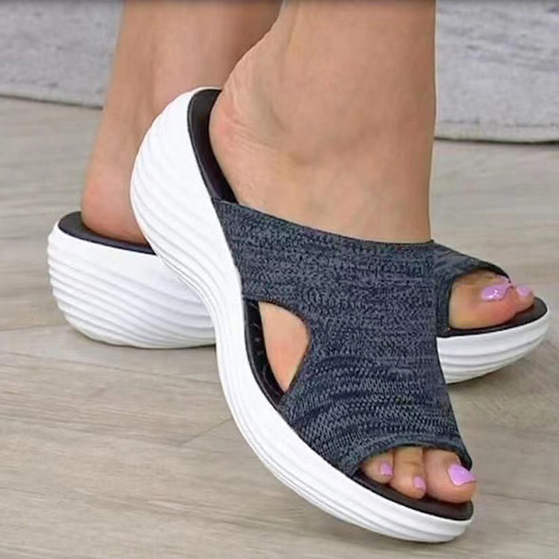 Sandalias de malla suave y cómoda de verano para mujer