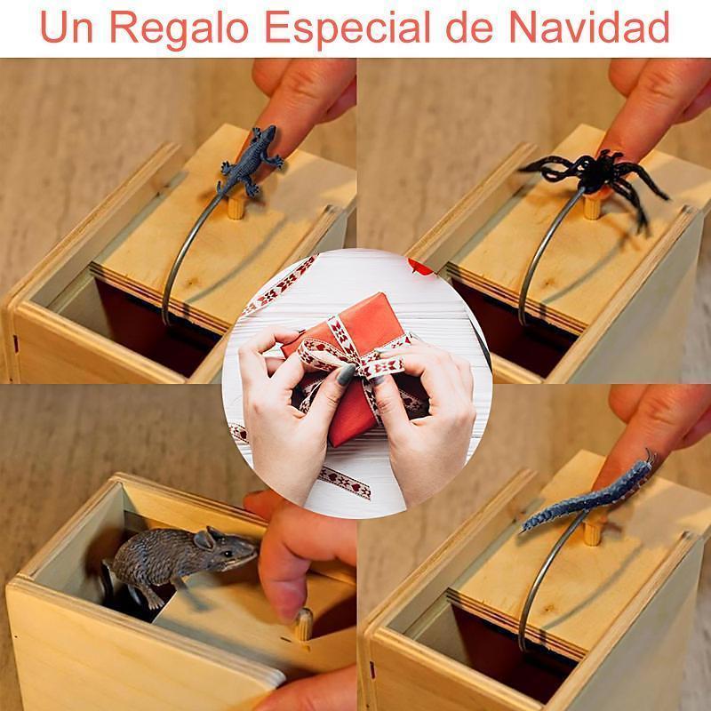 Impresionante caja de terror - un regalo de broma