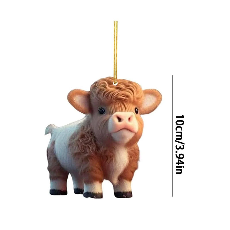 🌈🐮Adorno decorativo de vaca de dibujos animados🐮