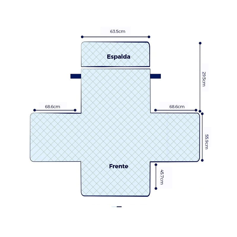 Cubierta de Silla Acolchada Universal