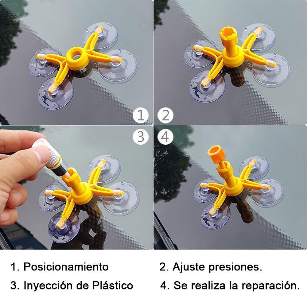 Kit de Reparación para Grietas de Vidrio