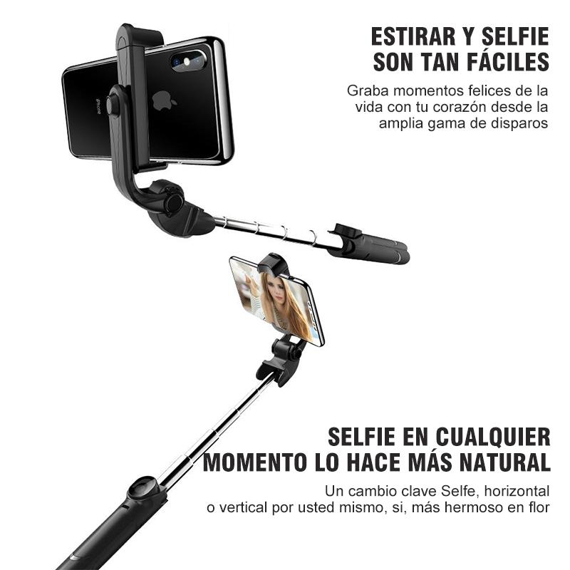 3 en 1 inalámbrico Bluetooth Selfie Stick