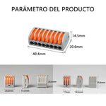 Cargar imagen en el visor de la galería, Bloque de terminales de conector de cable universal para cableado rápido (10 Piezas)
