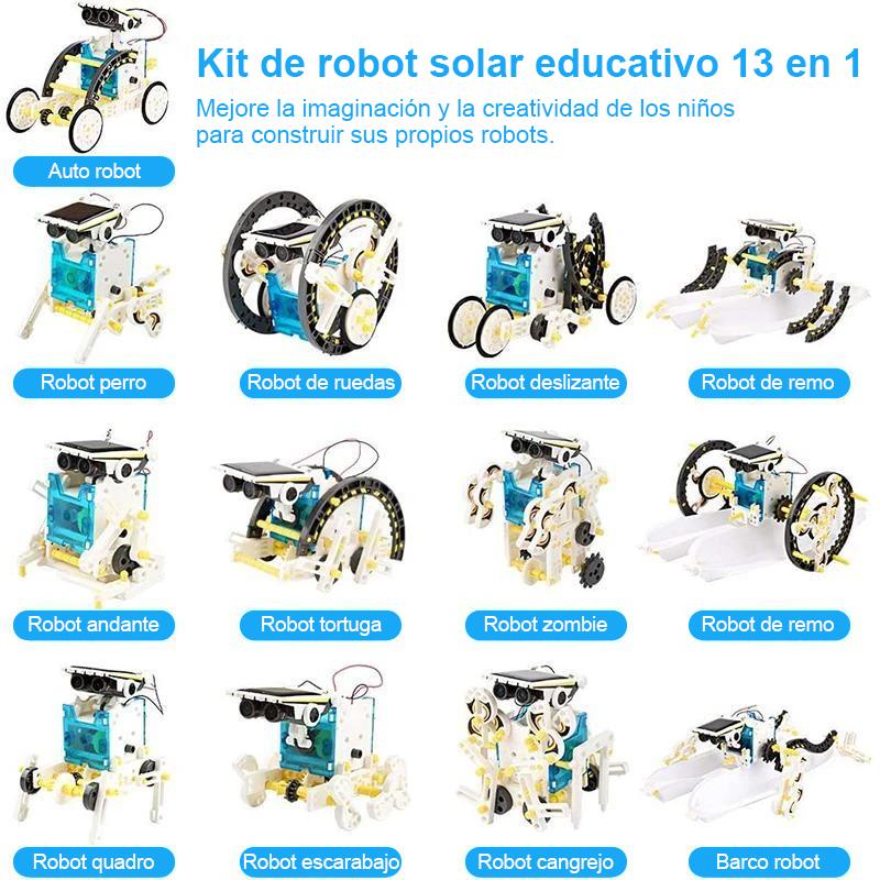 Robot Solar 13-en-1 juguetes educativos