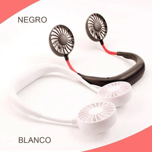 Mini ventiladores de cuello recargables