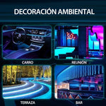 Cargar imagen en el visor de la galería, Luz ambiental LED 4 en 1 para automóviles
