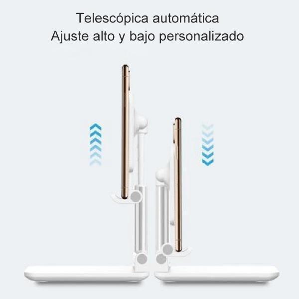 Soporte de escritorio plegable para móviles