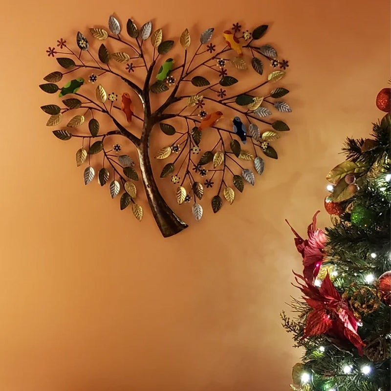 Árbol en forma de corazón hecho a mano