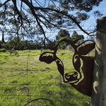 Cargar imagen en el visor de la galería, Decoración al aire libre del arte del metal de la granja
