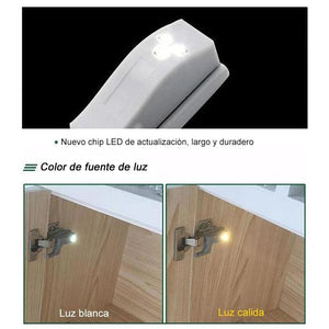 Luz LED del gabinete del sensor inteligente (10 PIEZAS)