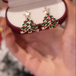 Cargar imagen en el visor de la galería, Aretes de Árbol de Navidad
